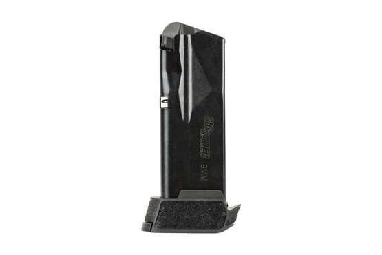 The Sig P365 extended magazine features a finger extension for a full grip